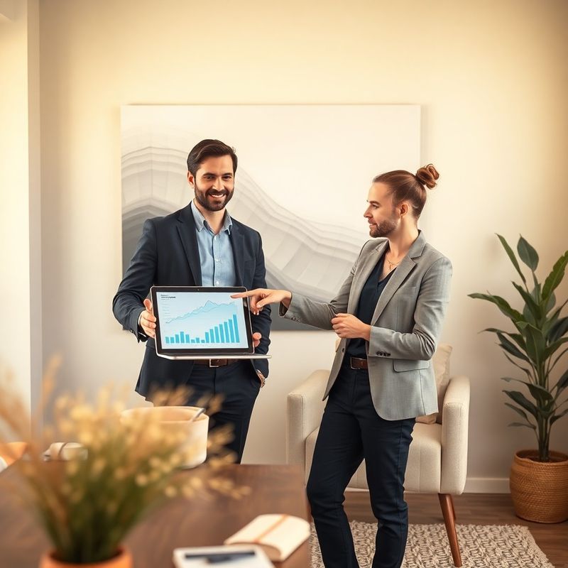 Due professionisti in una sessione di coaching